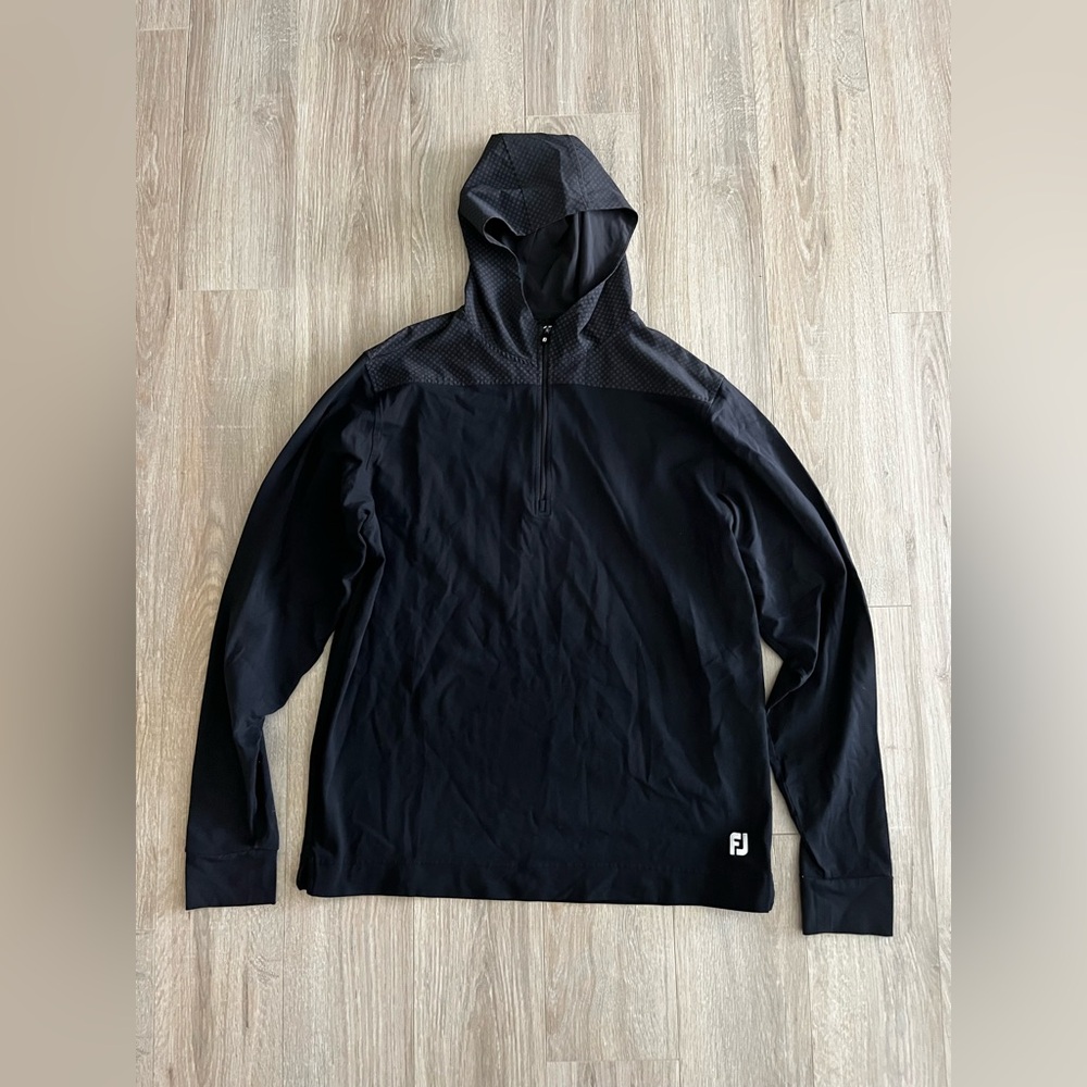 FootJoy Black Zip Up Sweater